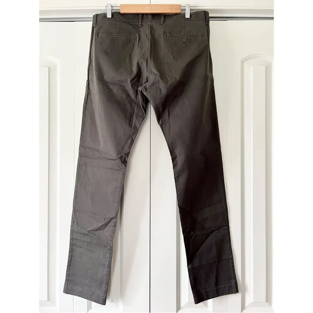 J. Crew Men's 484 Slim Fit Stretch Chino Pants in Grey